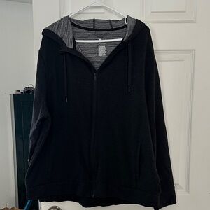 All in Motion Black Zip Up Sweatshirt